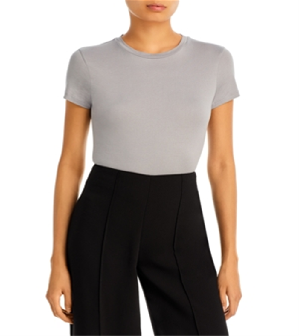 Camiseta feminina Apex Tiny Tee cinza tamanho médio