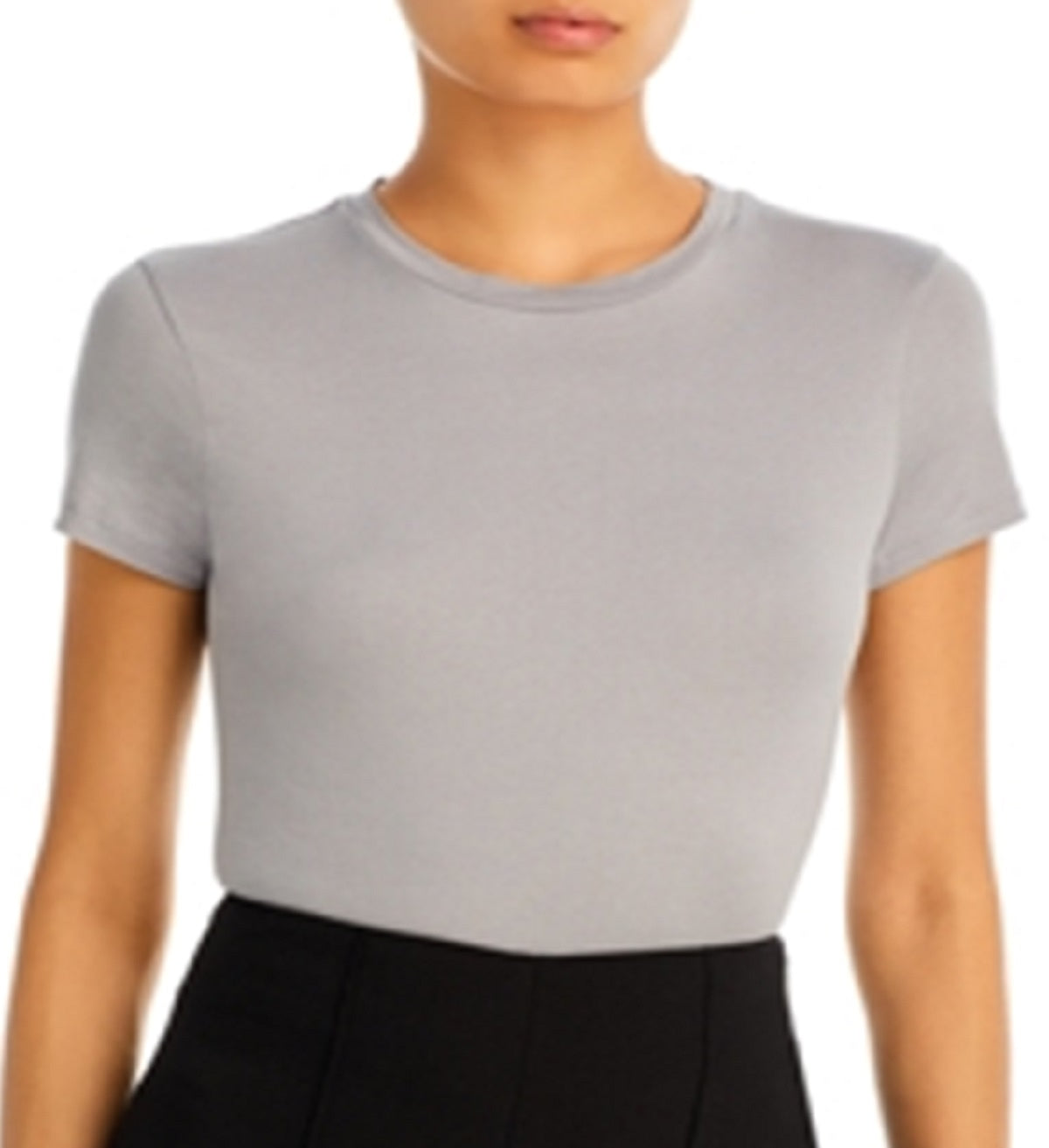 Camiseta feminina Apex Tiny Tee cinza tamanho médio