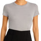 Camiseta feminina Apex Tiny Tee cinza tamanho médio