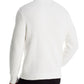 Suéter masculino Theory Gary Full Zip, branco, tamanho médio