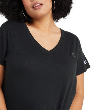 Camiseta Champion Powerblend Feminina Preta Tamanho XX-G