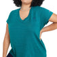 Camiseta Champion Powerblend Feminina Verde Tamanho 3X