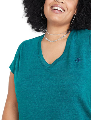 Camiseta Champion Powerblend Feminina Verde Tamanho 3X