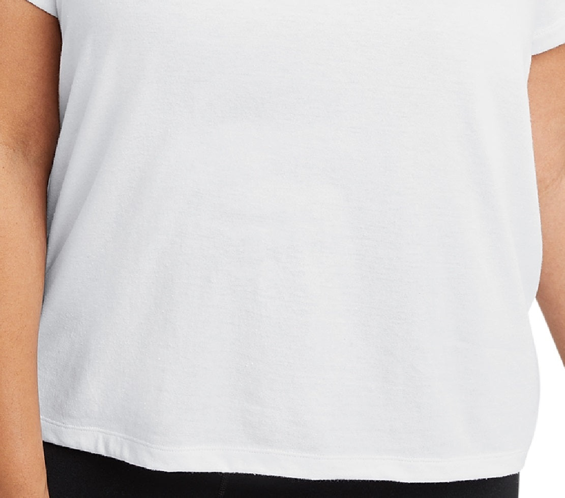 Camiseta Champion Powerblend Feminina Branca Tamanho 3X