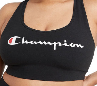 Sutiã esportivo autêntico Champion feminino preto tamanho 1X
