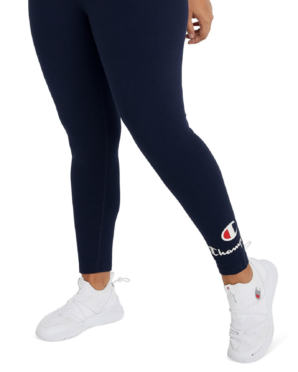 Legging Champion Feminina Authentic 7/8 Azul Tamanho 3X