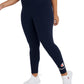 Legging Champion Feminina Authentic 7/8 Azul Tamanho 3X