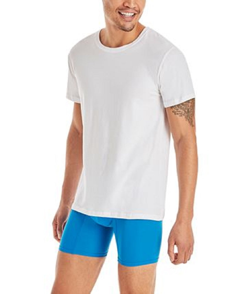 Camiseta Hanes Masculina Ultimate com Absorção de Umidade, Pacote com 4, Tamanhos Variados Grande