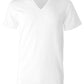 Camiseta Hanes Masculina Ultimate com Absorção de Umidade, Gola V, Elástica, Branca, Tamanho M