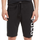 Shorts de pijama masculino Ralph Lauren com logotipo, preto, tamanho médio