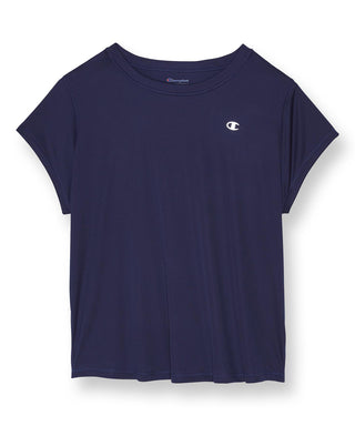 Camiseta esportiva clássica feminina Champion Athletic, azul, tamanho 1X