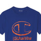 Camiseta Champion Masculina Classic Standard-Fit com Logo Gráfico Azul Tamanho XX-G
