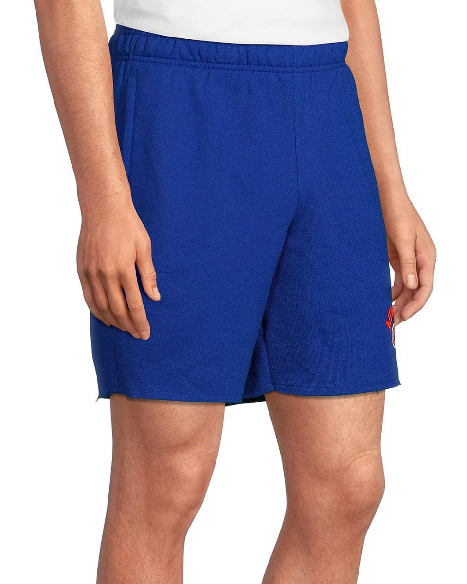 Champion Men's Powerblend Standard Fit Logo Print 7 Fleece Shorts Azul Tamanho XXL