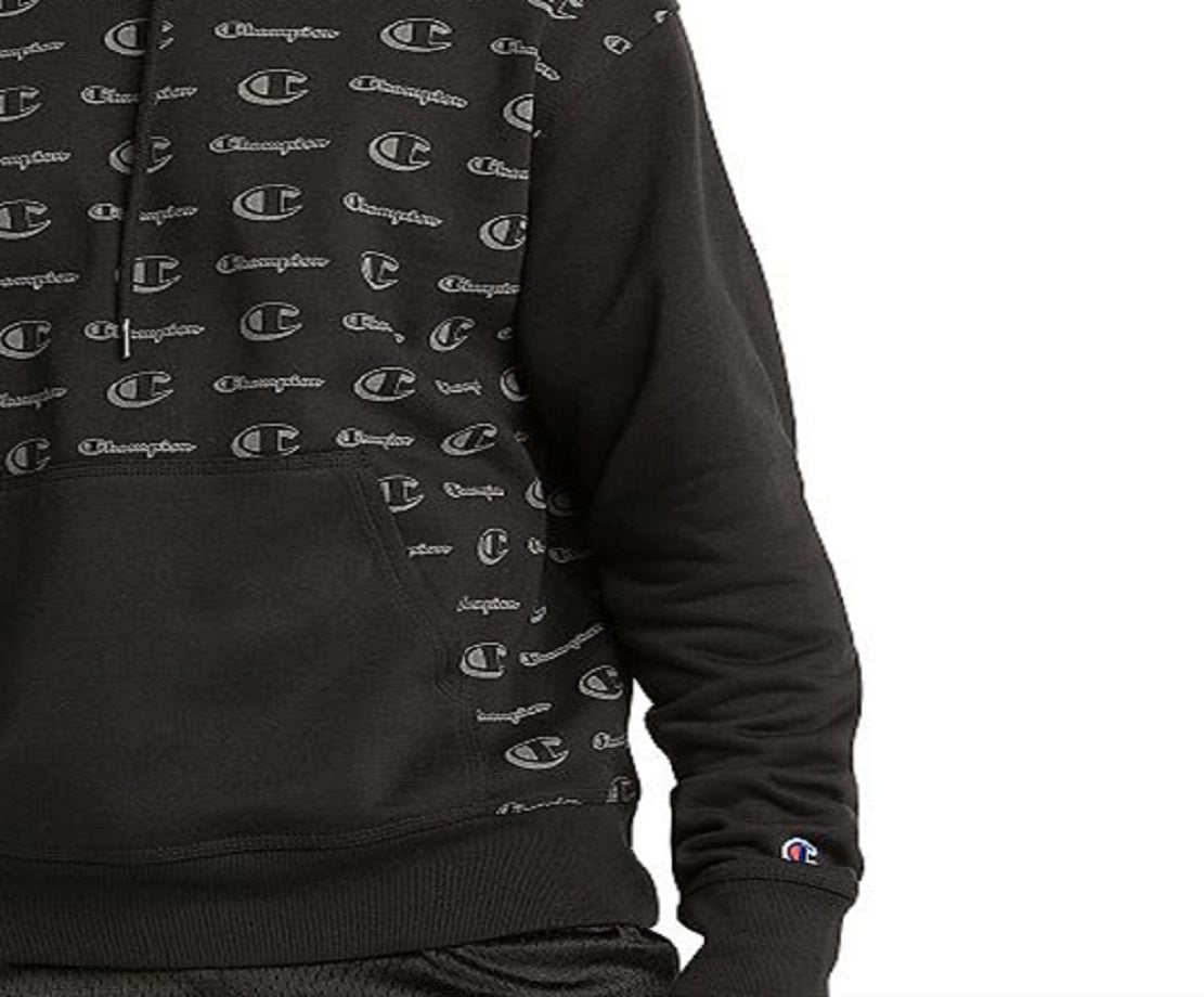 Champion Powerblend Fleece Hoodie Oxford Masculino Preto Tamanho XX-G