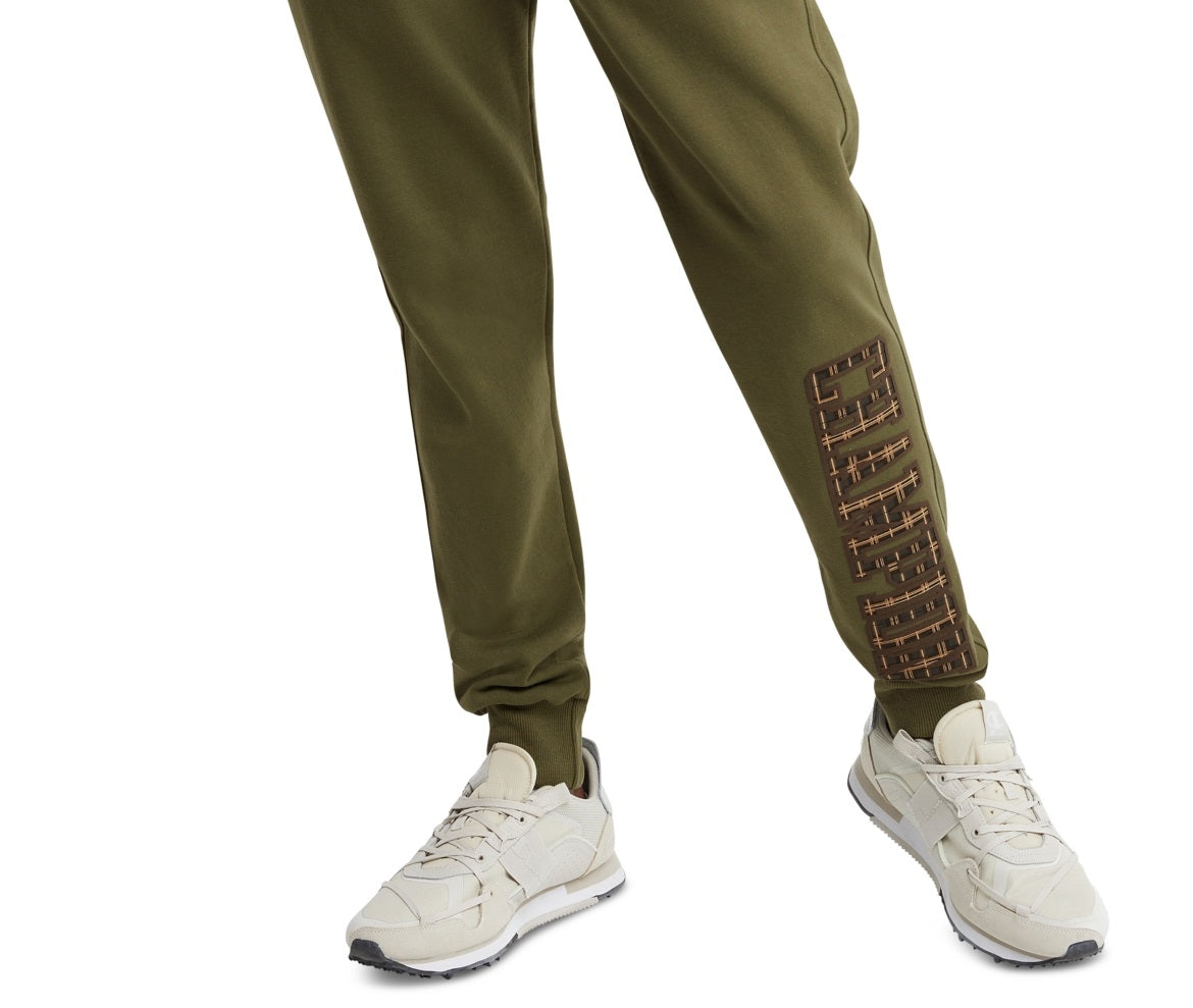 Calça de moletom fitness Champion masculina, verde, tamanho XX-G