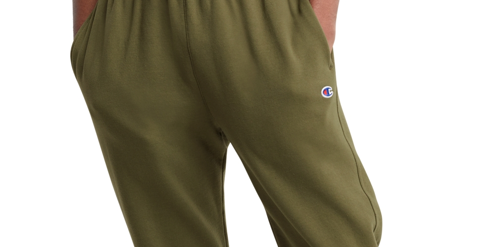 Calça de moletom fitness Champion masculina, verde, tamanho XX-G