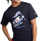 Camiseta Champion Masculina Classic Standard-Fit com Logo Gráfico Azul Tamanho GG
