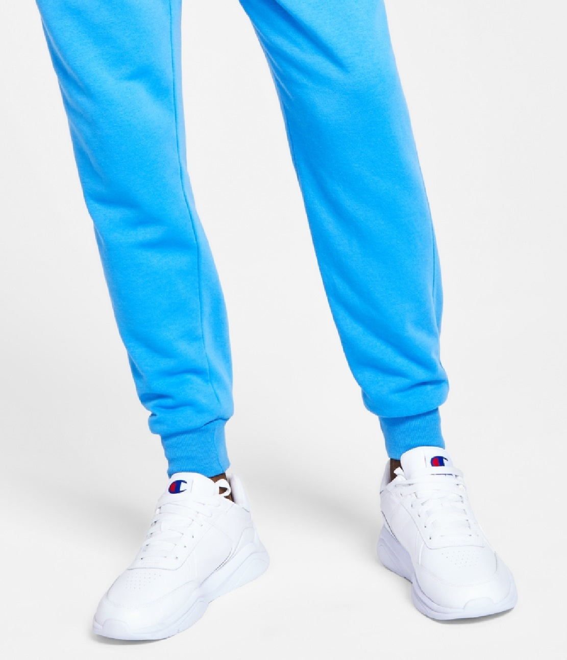 Calça jogger Champion Vintage Wash Varsity Masculina Azul Tamanho X-G