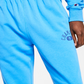 Calça jogger Champion Vintage Wash Varsity Masculina Azul Tamanho P