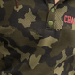 Moletom com capuz camuflado Champion masculino, tamanho médio, verde, ajuste padrão