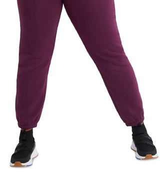 Calça jogger feminina Champion Velour Blocked Roxa Tamanho X-S