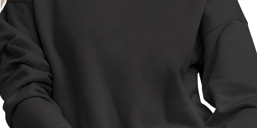 Moletom com capuz Champion Powerblend feminino, preto, tamanho extragrande