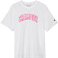 Camiseta feminina Champion Powerblend grande, branca, tamanho XX-G