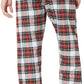 Calça de pijama clássica de flanela masculina Ralph Lauren, pijama vermelho, tamanho médio