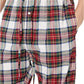 Calça de pijama clássica de flanela masculina Ralph Lauren, pijama vermelho, tamanho médio