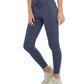 Leggings femininas Champion Soft Touch com cordão, azul, tamanho médio