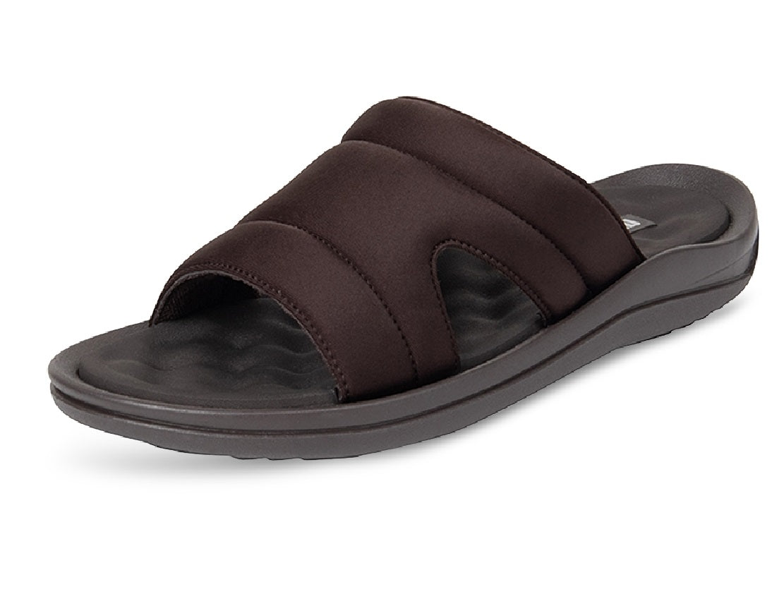 Sandálias acolchoadas masculinas Kenneth Cole Quinn, marrom, tamanho 7 M
