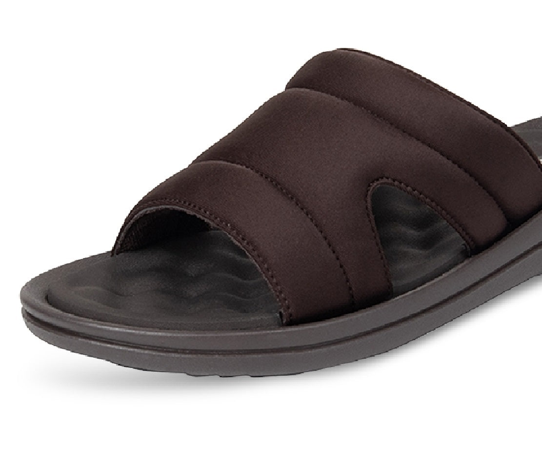 Sandálias acolchoadas masculinas Kenneth Cole Quinn, marrom, tamanho 7 M