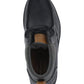 Botas Chukka de couro sintético vintage à prova de intempéries para homens, sapatos pretos, tamanho 8M