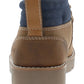 Botas Chukka de Couro Sintético Vintage à Prova de Intempéries para Homens, Sapatos Marrons