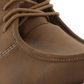 Botas Chukka de Couro Sintético Vintage à Prova de Intempéries para Homens, Sapatos Marrons