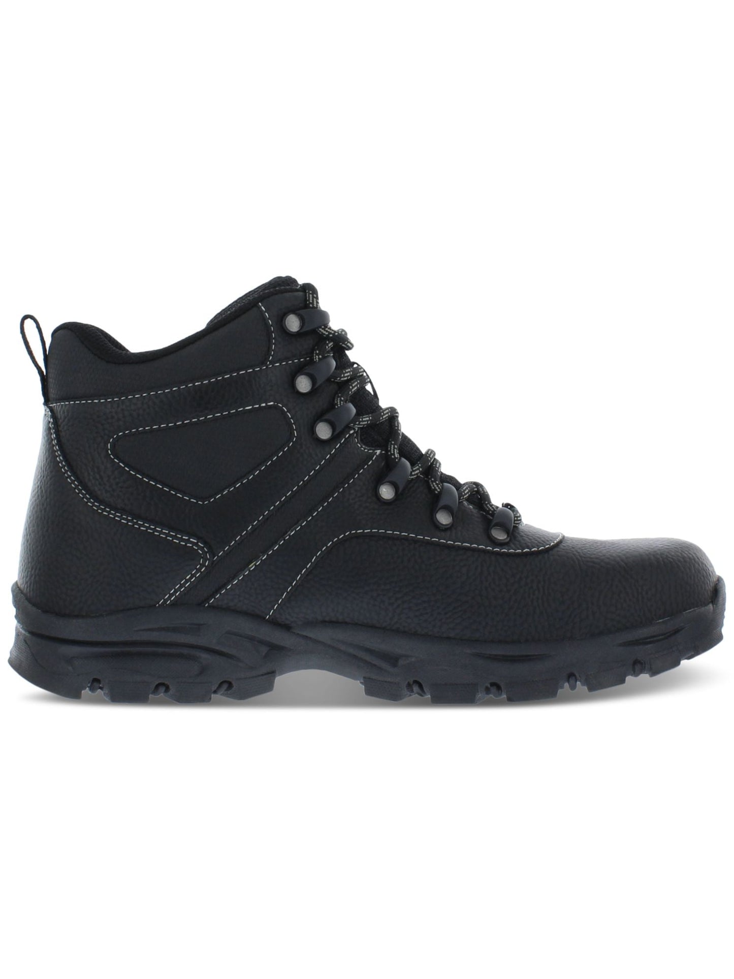 Botas de couro sintético vintage para caminhada masculinas à prova de intempéries, tamanho 12M