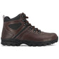 Botas de caminhada vintage masculinas de couro sintético à prova de intempéries, tamanho marrom 9M