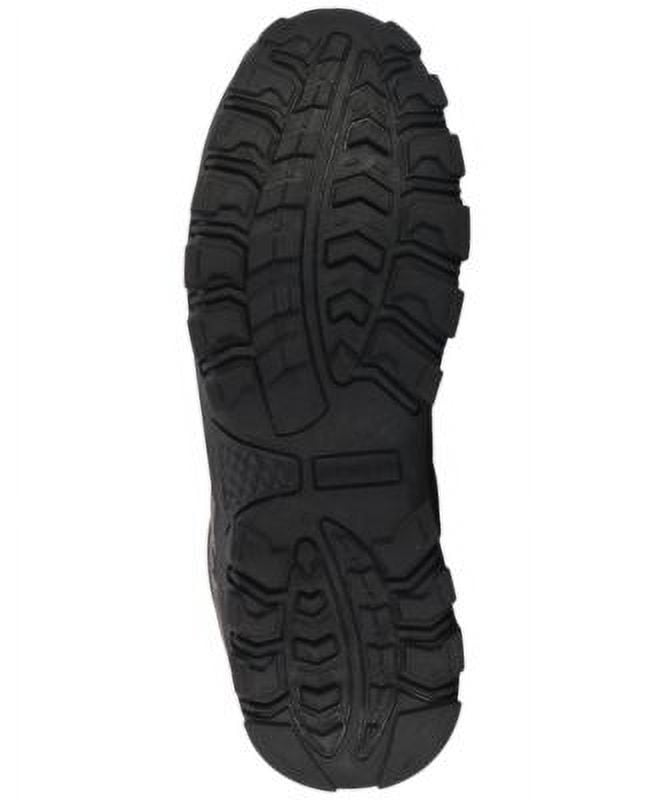 Botas de caminhada vintage masculinas à prova de intempéries em couro sintético, tamanho marrom, 13M
