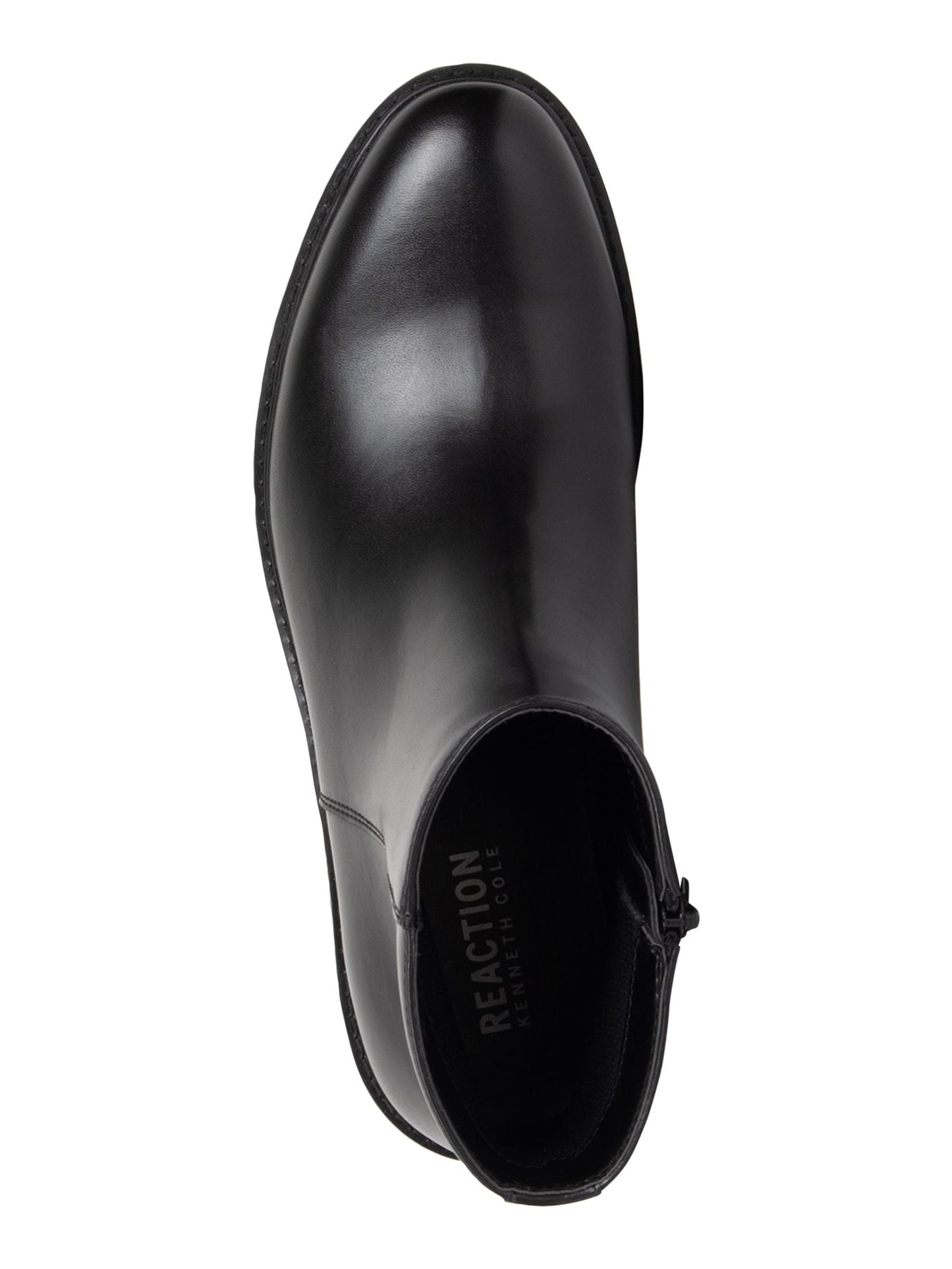 Bota Chelsea Kenneth Cole Reaction Ely com zíper interno, masculina, preta, tamanho 11,5 M