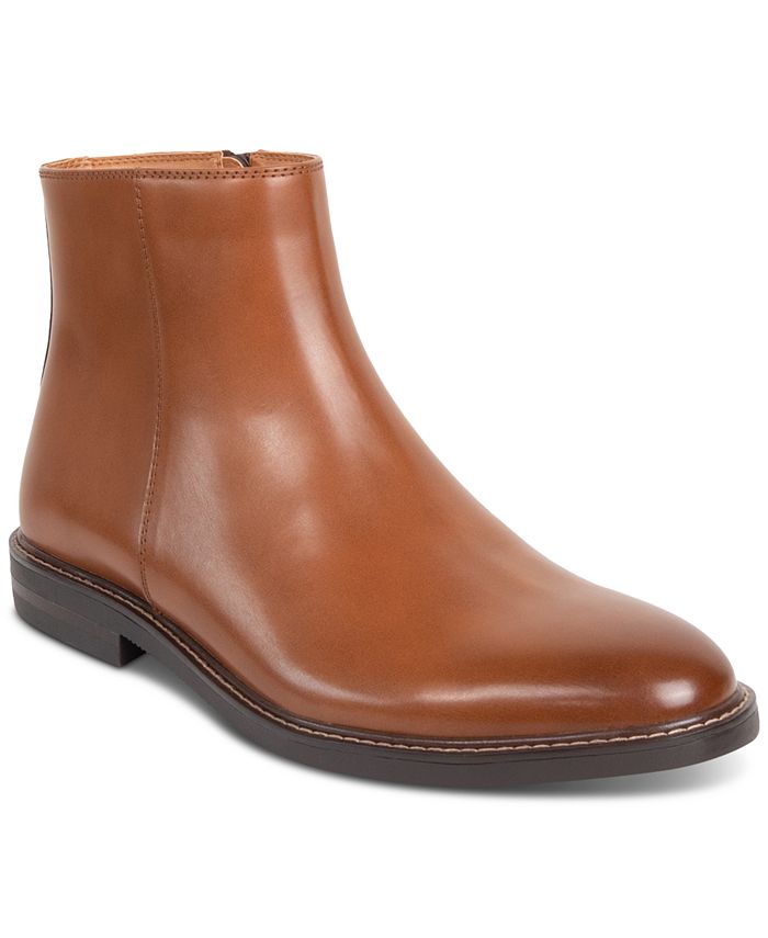 Bota Chelsea Kenneth Cole Reaction Ely com zíper interno, masculina, marrom, tamanho 12 M