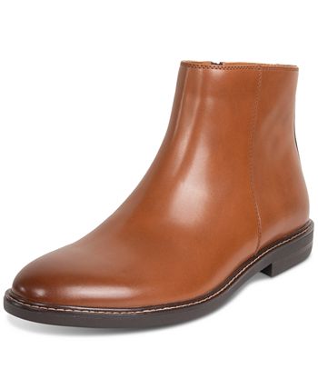 Bota Chelsea Kenneth Cole Reaction Ely com zíper interno, masculina, marrom, tamanho 12 M