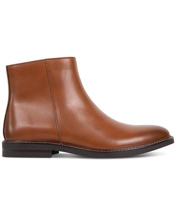 Bota Chelsea Kenneth Cole Reaction Ely com zíper interno, masculina, marrom, tamanho 12 M