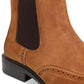 Kenneth Cole Reaction Masculino Perfurado Comfort Knock Wingtip Toe Salto Bloco Chelsea Marrom Tamanho 13 M