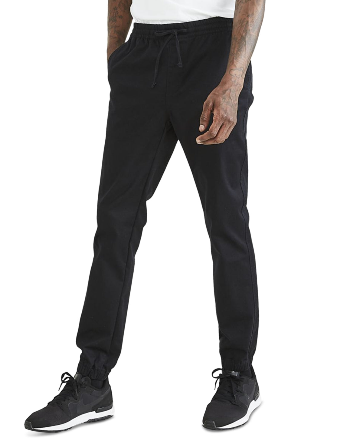 Calça Dockers Ultimate Jogger Slim Fit Masculina Preta Tamanho Médio