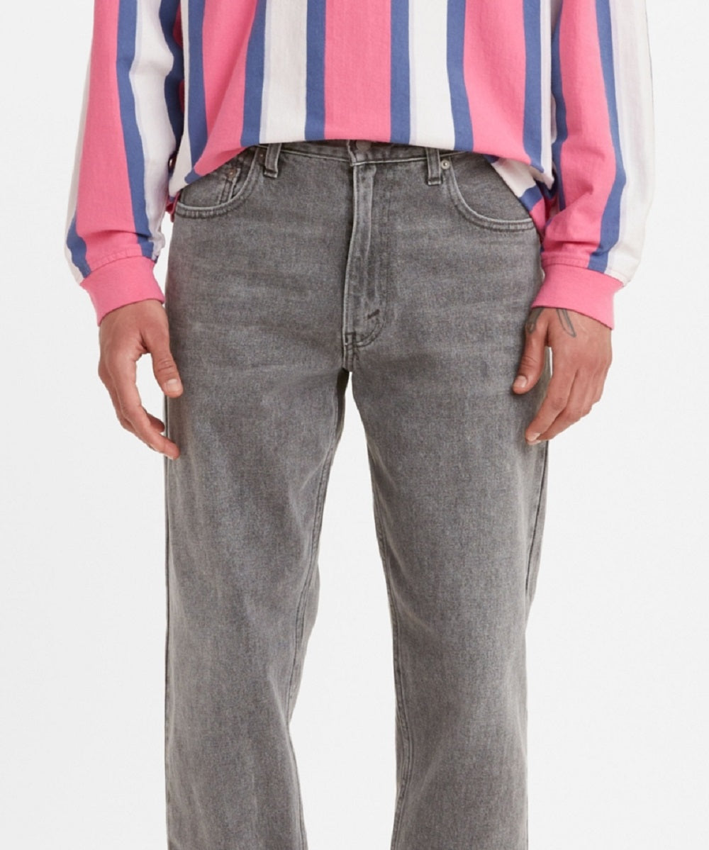 Calça jeans Levi's 550 '92 Relaxed Taper Masculina Cinza Tamanho 36X34