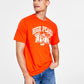 Camiseta Levi's Masculina Relaxed Fit Manga Curta Estampada Laranja Tamanho XXG