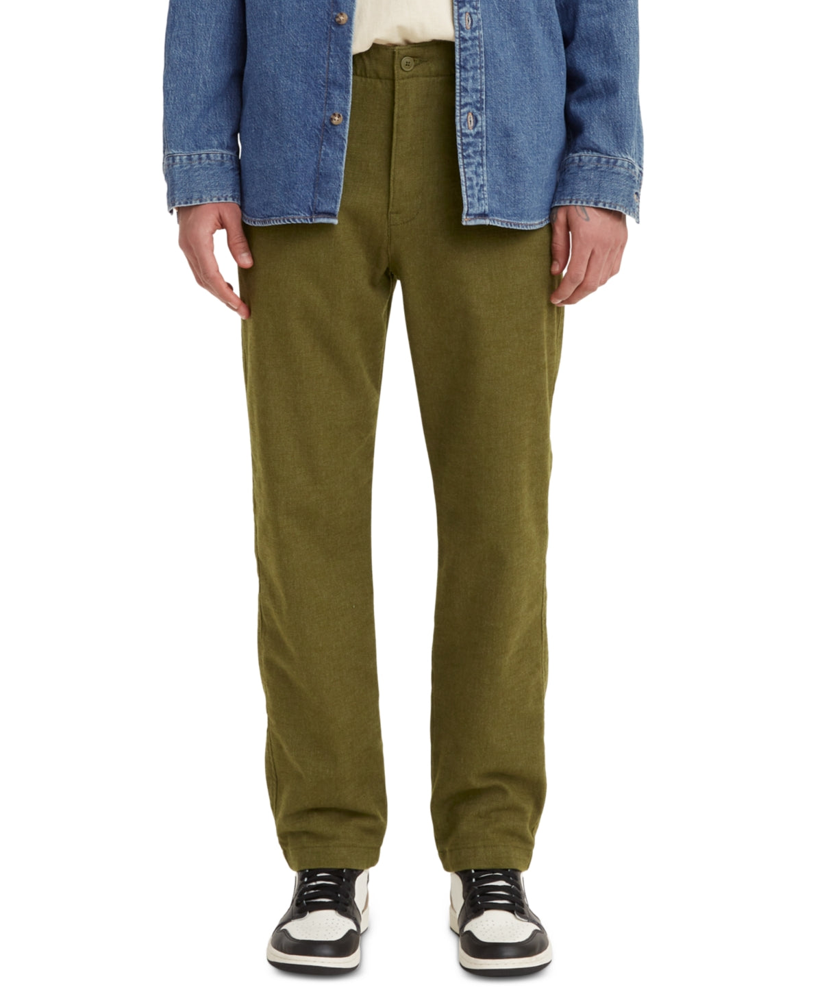 Calça Levi's Chino Ez Waist Taper Masculina Verde Tamanho X-G