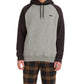 Moletom com capuz Levi's Varsity Raglan masculino cinza tamanho XX-G