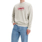 Moletom Levi's Relaxed Fit Fleece Masculino Bege Tamanho XX-G