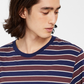 Camiseta listrada Levi's Classic Relaxed Fit Masculina Azul Tamanho XX-G
